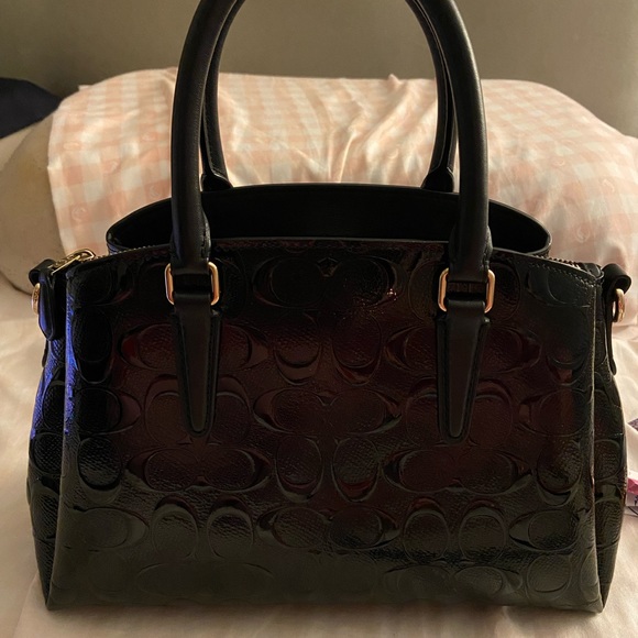 Coach small satchel crossbody purse - Picture 3 of 5